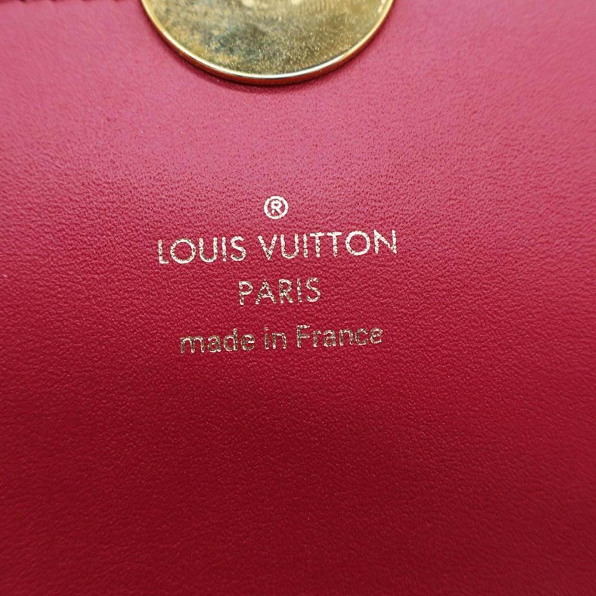 LOUIS VUITTON Flore Monogram Chain Wallet 