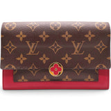 LOUIS VUITTON Flore Monogram Chain Wallet 