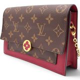 LOUIS VUITTON Flore Monogram Chain Wallet 