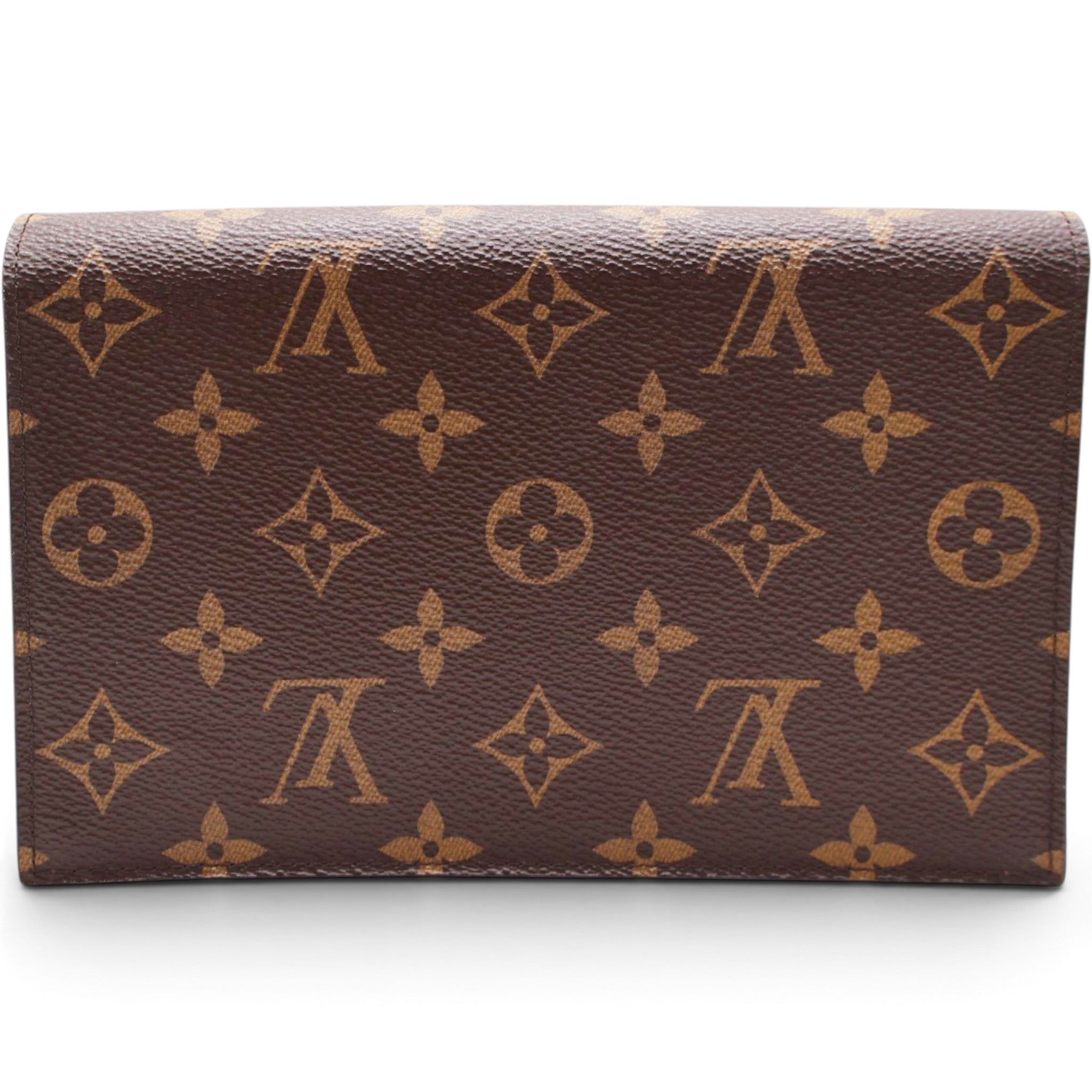 LOUIS VUITTON Flore Monogram Chain Wallet 