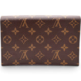 LOUIS VUITTON Flore Monogram Chain Wallet 