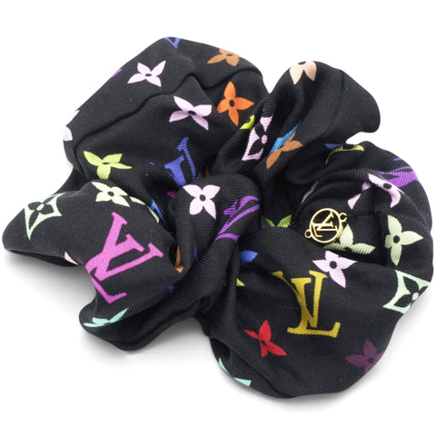  LOUIS VUITTON LV x TM Monogram Multicolor Chouchou Hair Scrunchie 