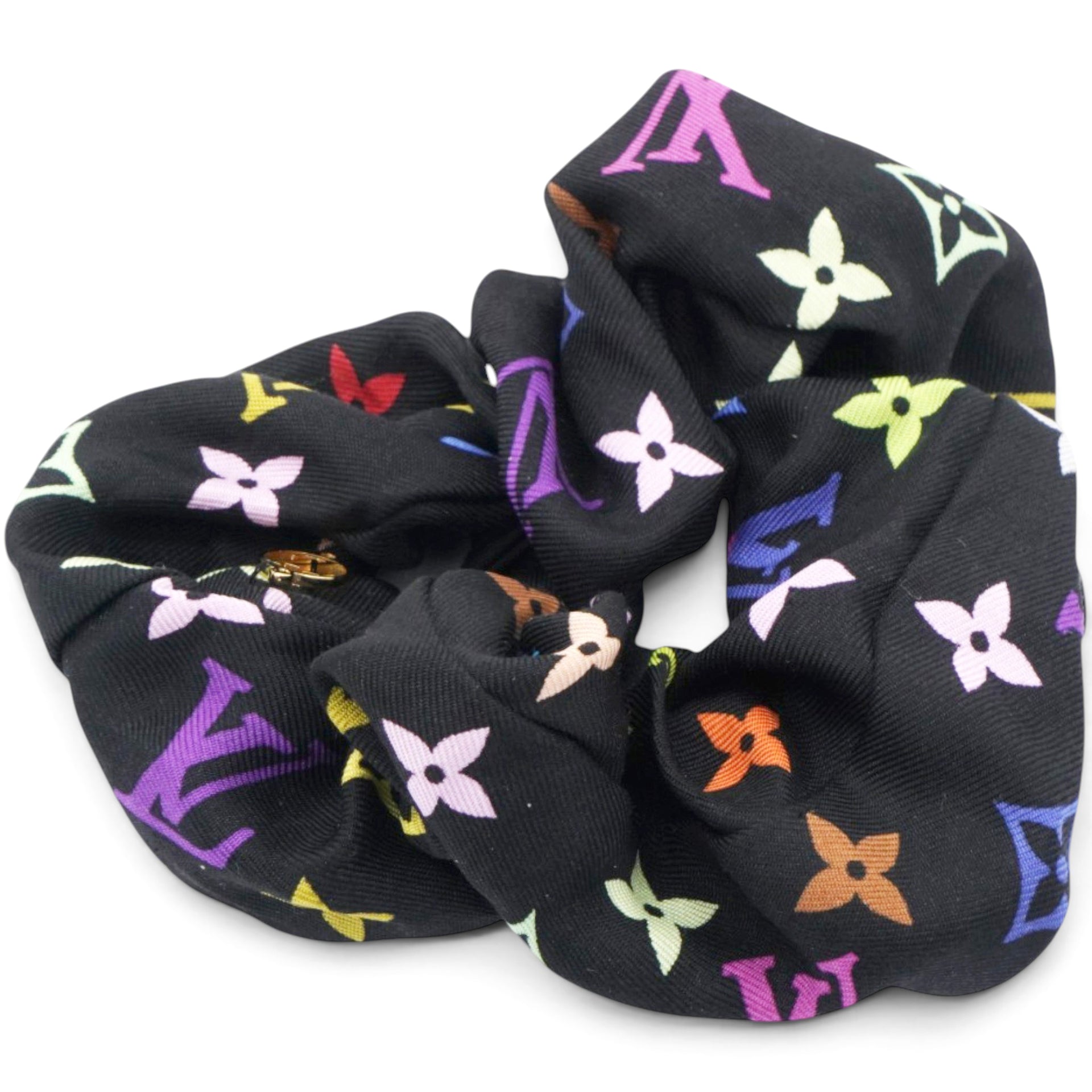  LOUIS VUITTON LV x TM Monogram Multicolor Chouchou Hair Scrunchie 