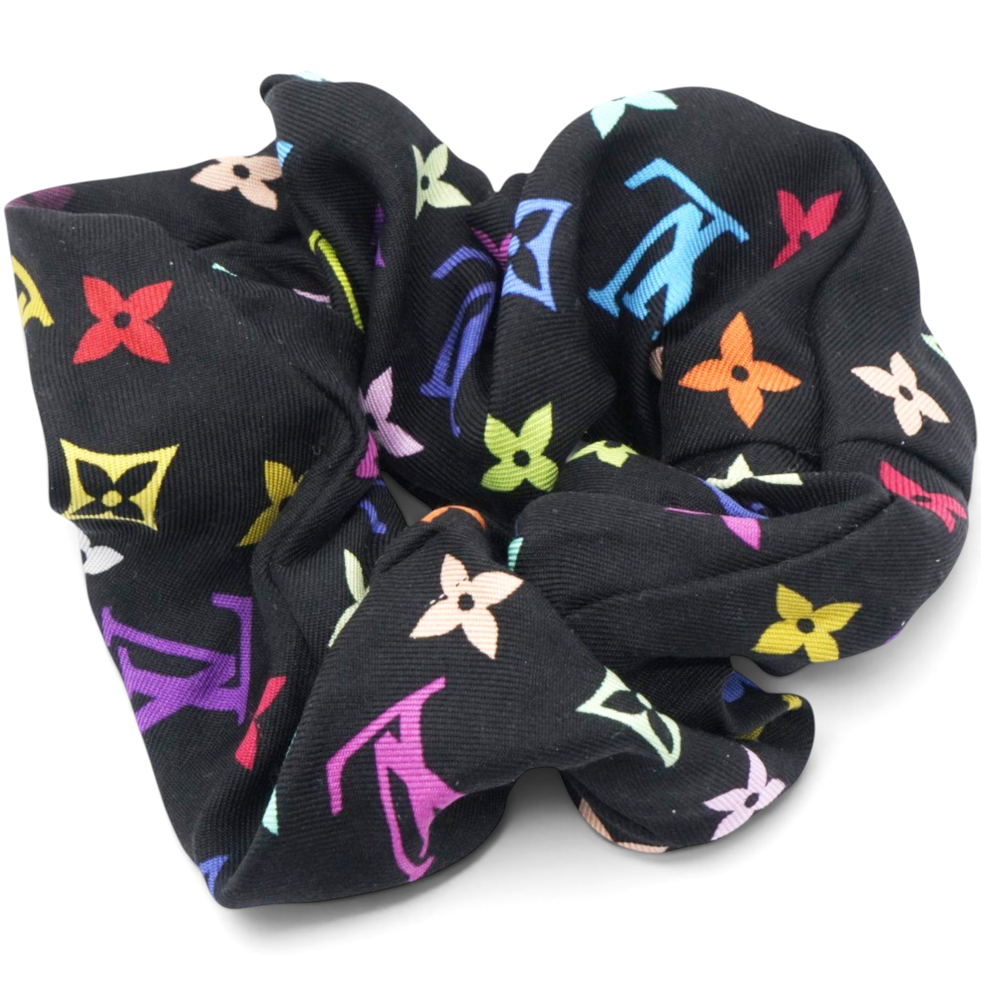  LOUIS VUITTON LV x TM Monogram Multicolor Chouchou Hair Scrunchie 