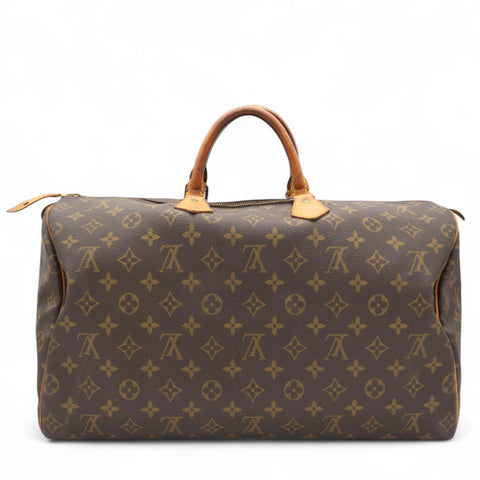 LOUIS VUITTON Monogram Keepall 40 Brown 