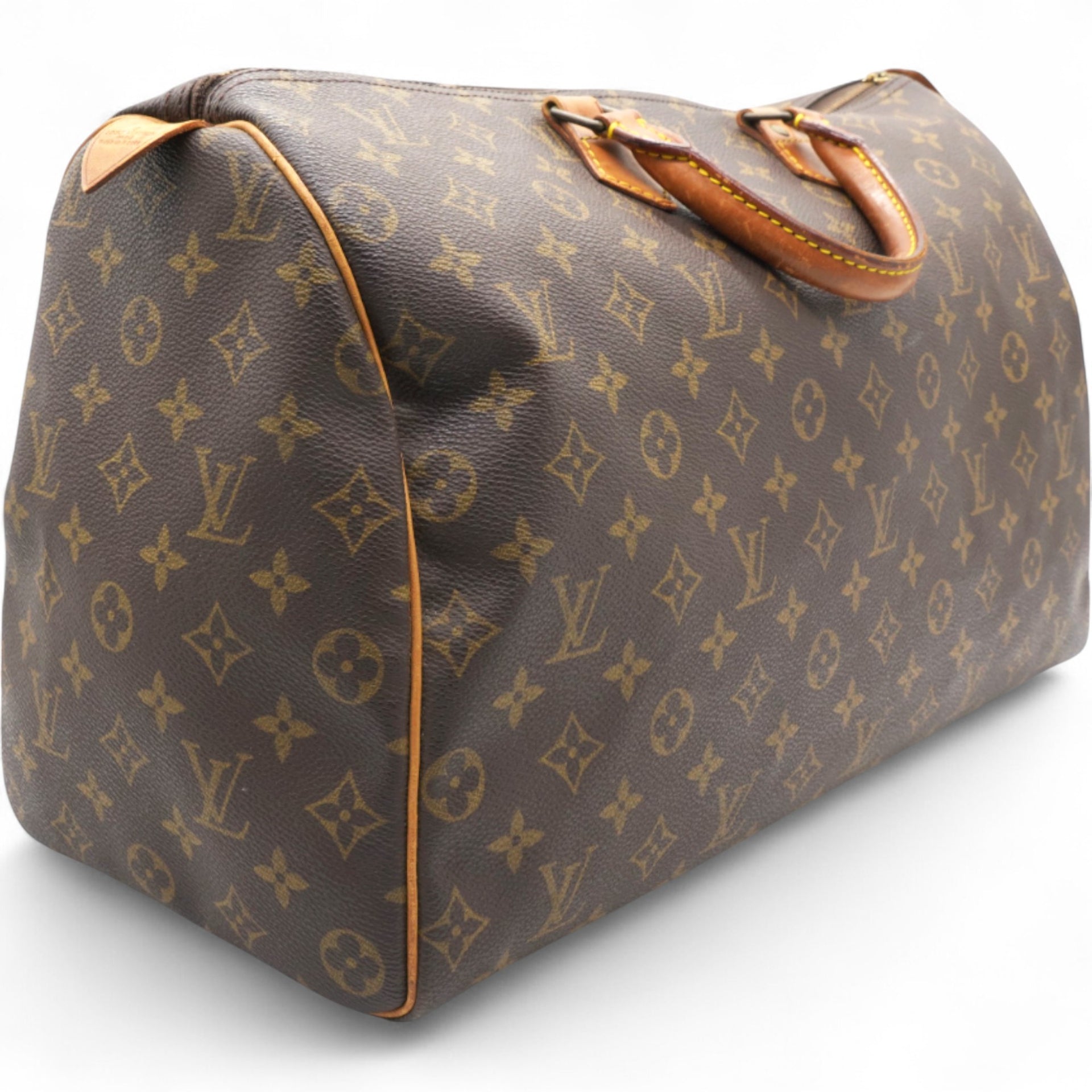 LOUIS VUITTON Monogram Keepall 40 Brown 