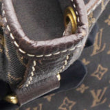 LOUIS VUITTON Monogram Mini Lin Noe Ebene Brown
