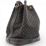 LOUIS VUITTON Monogram Mini Lin Noe Ebene Brown