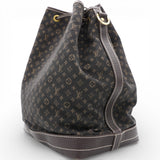 LOUIS VUITTON Monogram Mini Lin Noe Ebene Brown