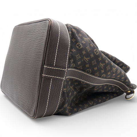 LOUIS VUITTON Monogram Mini Lin Noe Ebene Brown