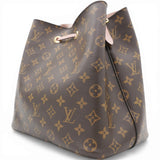 LOUIS VUITTON Monogram Neonoe MM Rose Poudre Brown 