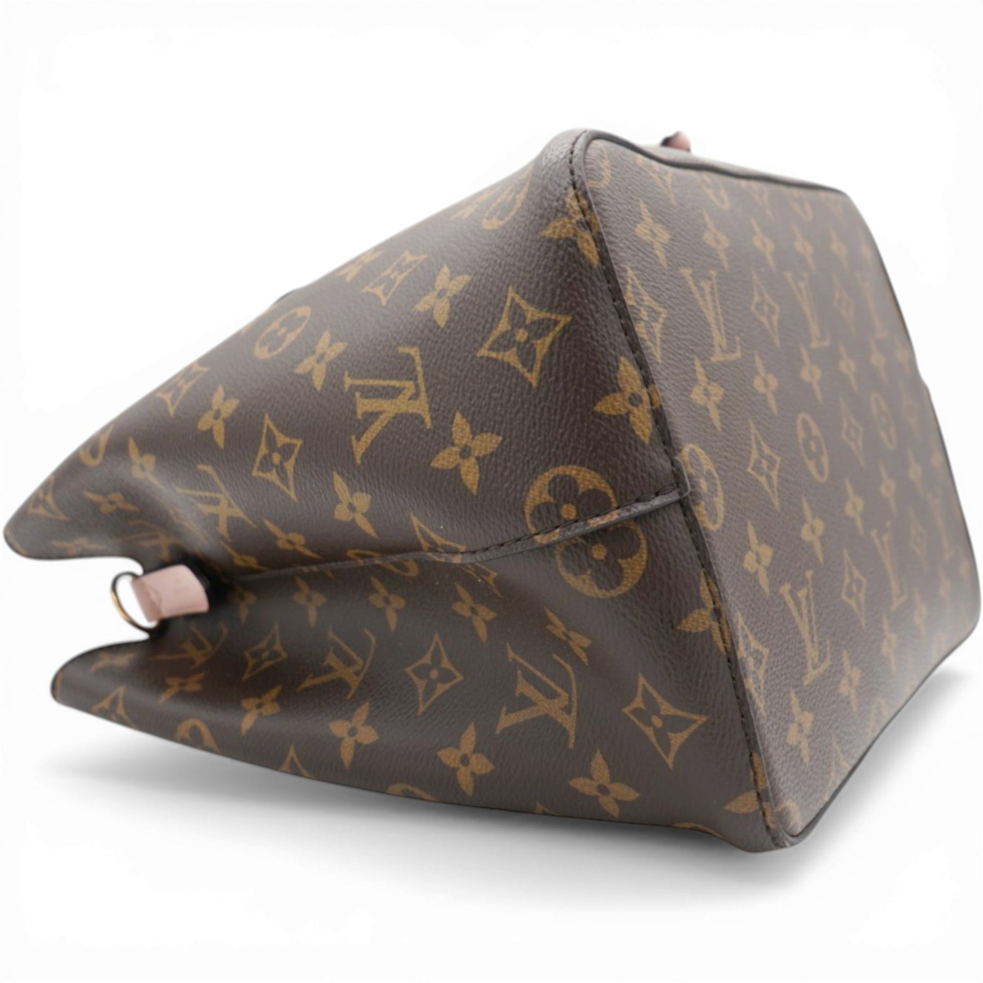 LOUIS VUITTON Monogram Neonoe MM Rose Poudre Brown 