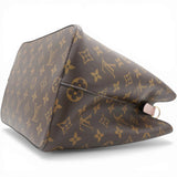 LOUIS VUITTON Monogram Neonoe MM Rose Poudre Brown 