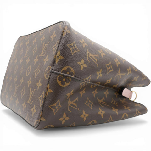 LOUIS VUITTON Monogram Neonoe MM Rose Poudre Brown 