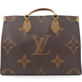 LOUIS VUITTON Reverse Monogram Onthego MM Brown 