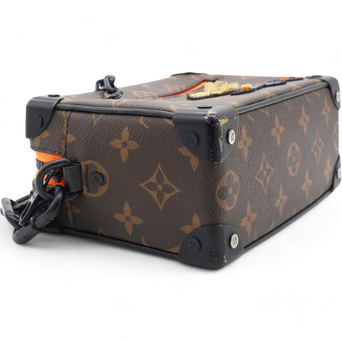 LOUIS VUITTON Soft Trunk Bag Monogram Canvas with LV Friends Patch Mini 