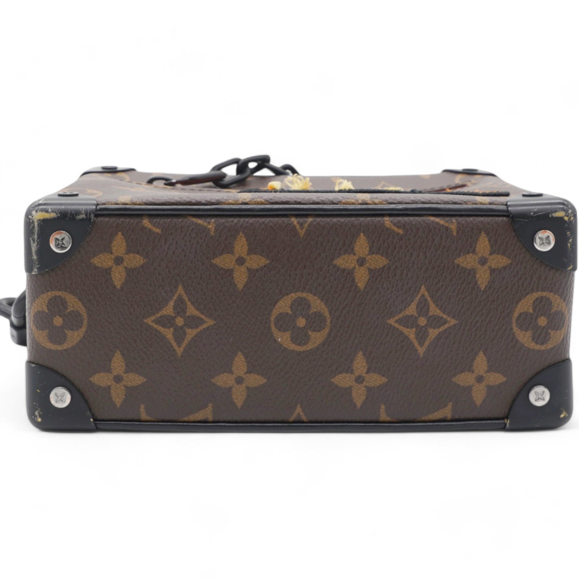 LOUIS VUITTON Soft Trunk Bag Monogram Canvas with LV Friends Patch Mini 
