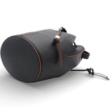 Loewe Anagram Balloon Leather Shoulder Bag Black