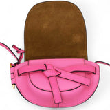 Loewe Grained Mini Gate Crossbody Bag Pink 