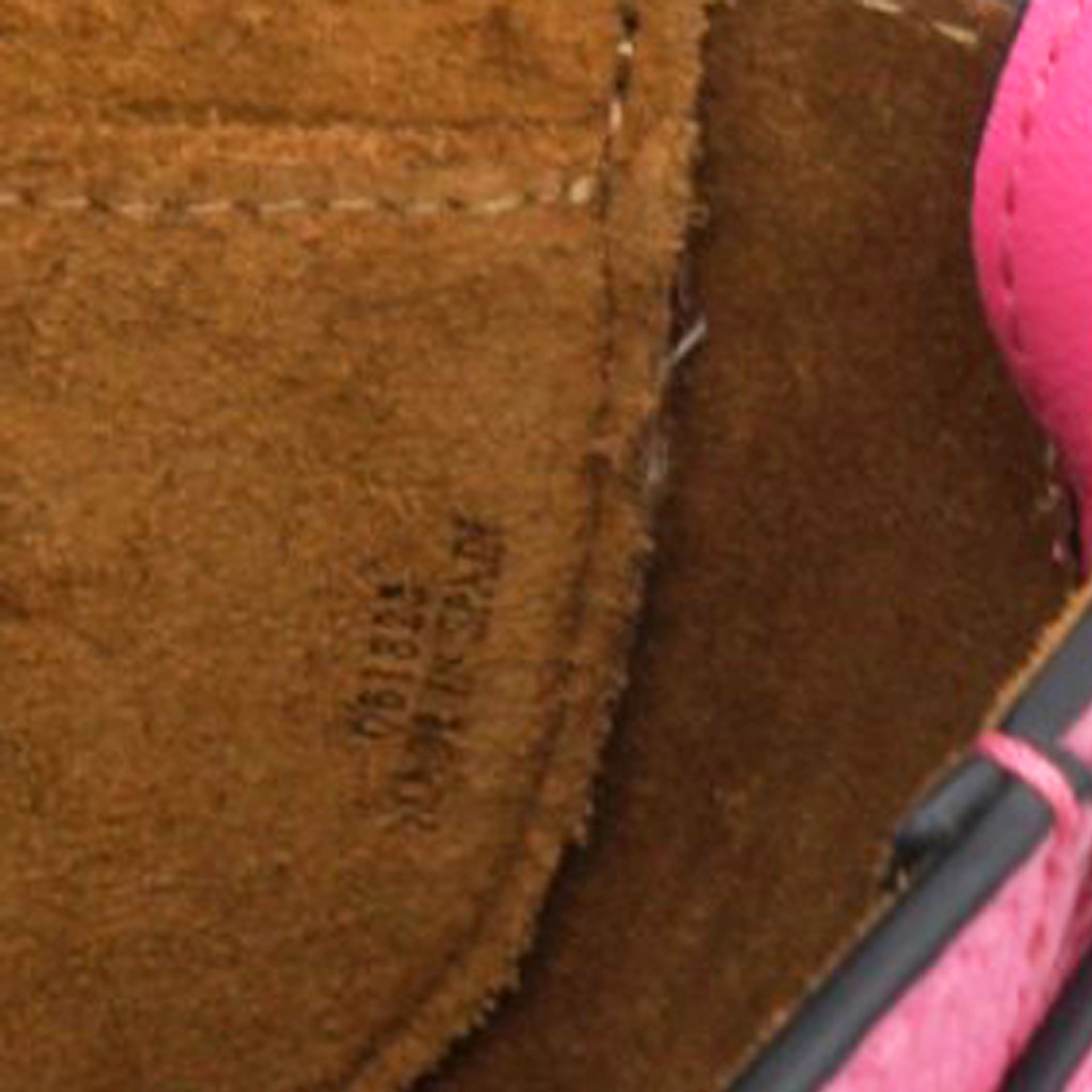 Loewe Grained Mini Gate Crossbody Bag Pink 