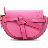 Loewe Grained Mini Gate Crossbody Bag Pink 