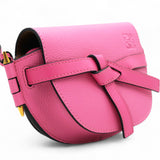 Loewe Grained Mini Gate Crossbody Bag Pink 