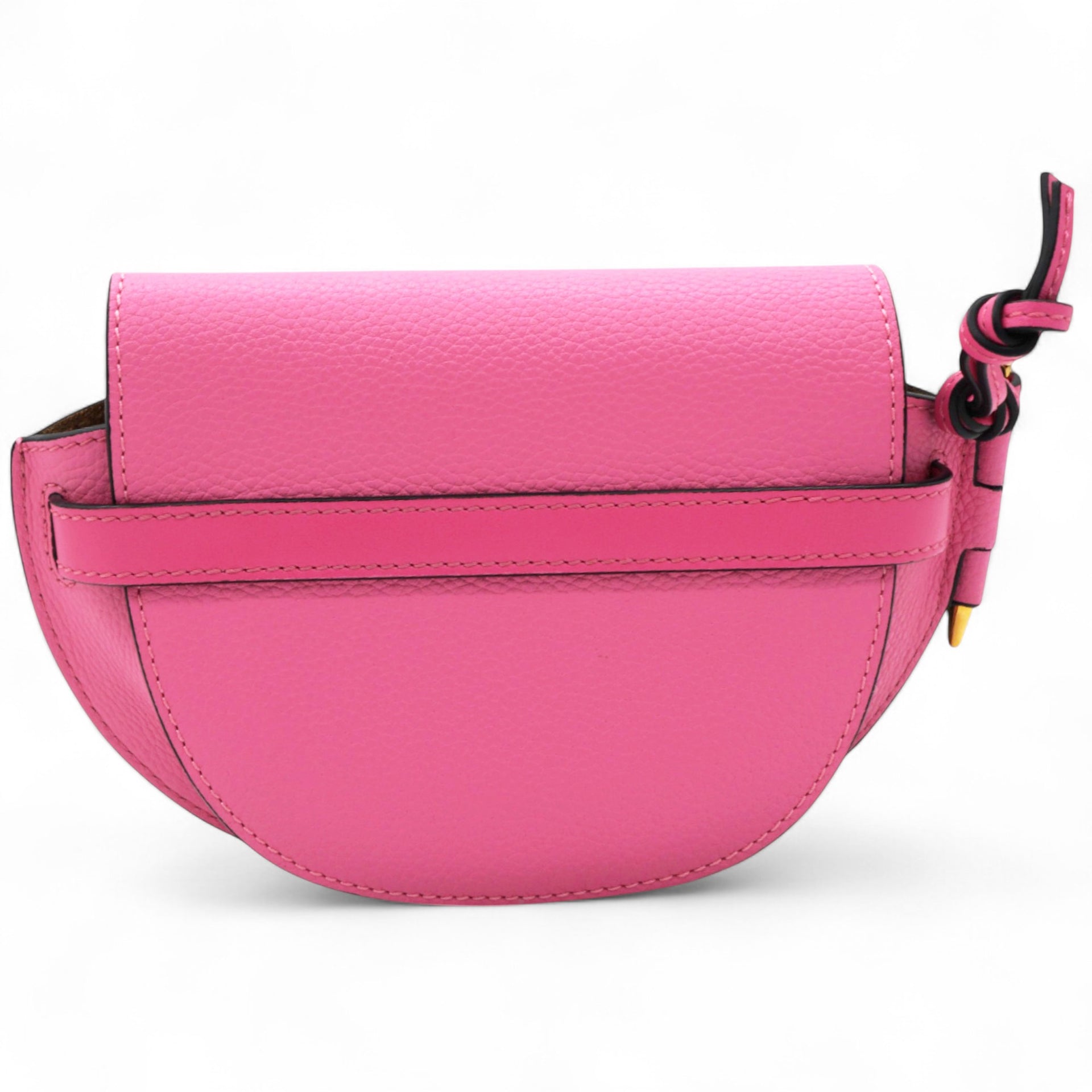 Loewe Grained Mini Gate Crossbody Bag Pink 