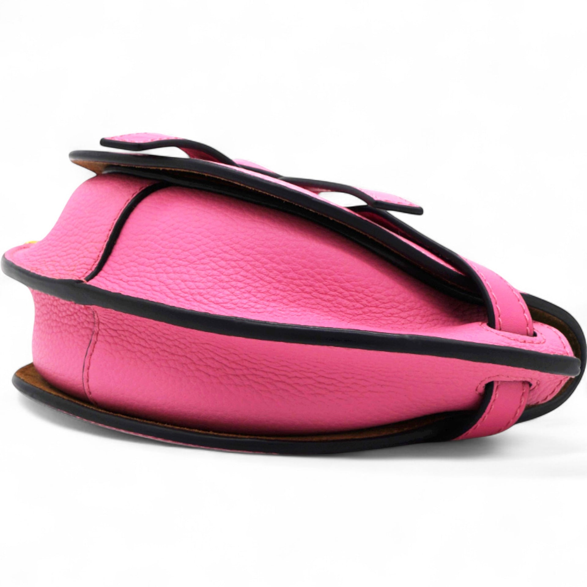 Loewe Grained Mini Gate Crossbody Bag Pink 