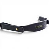 Loewe Leather Branded Short Strap Black 
