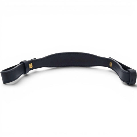 Loewe Leather Branded Short Strap Black 