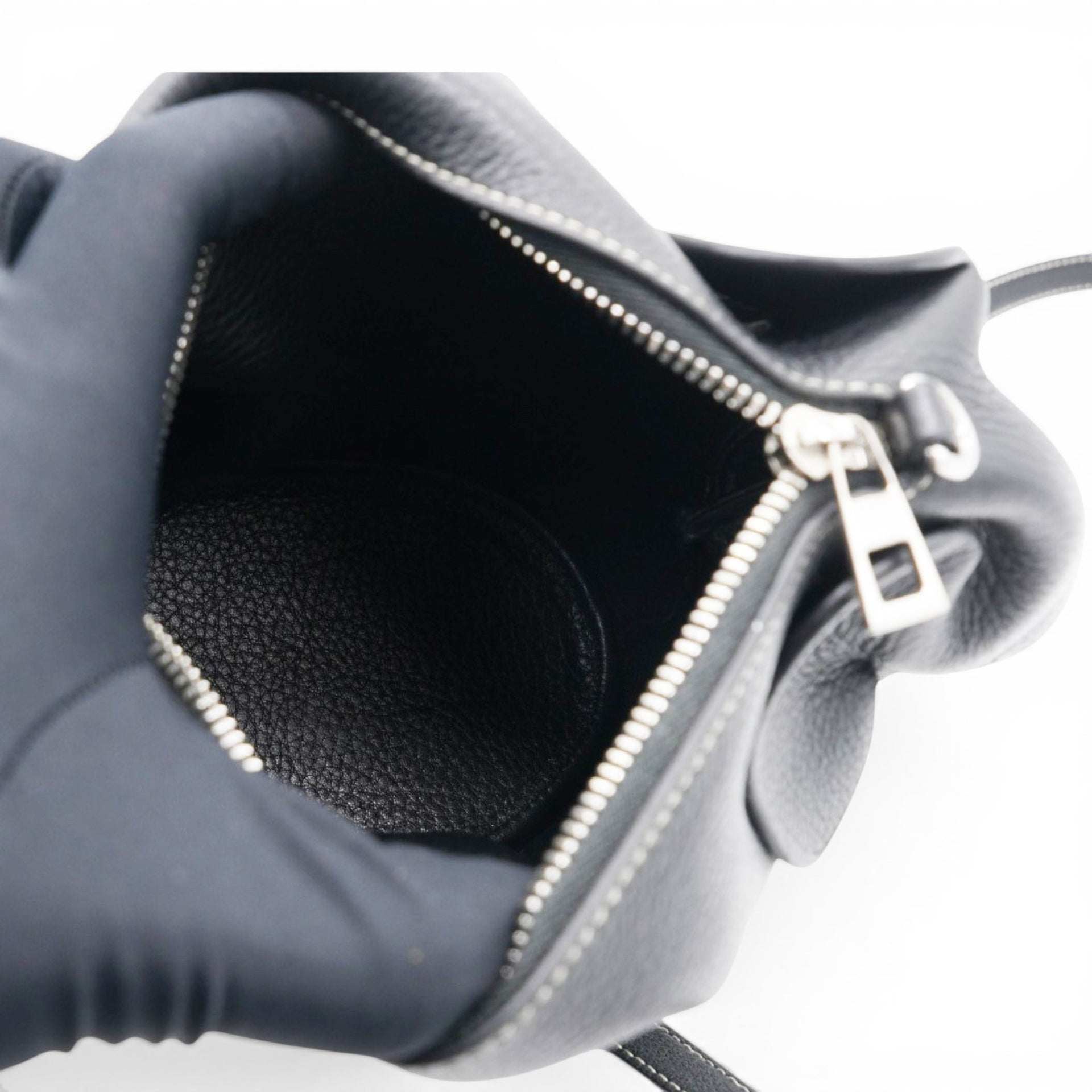 Loewe Leather Elephant Crossbody Bag Black 