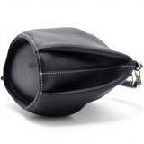 Loewe Leather Elephant Crossbody Bag Black 