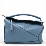 Loewe Medium Puzzle Bag Stone Blue 