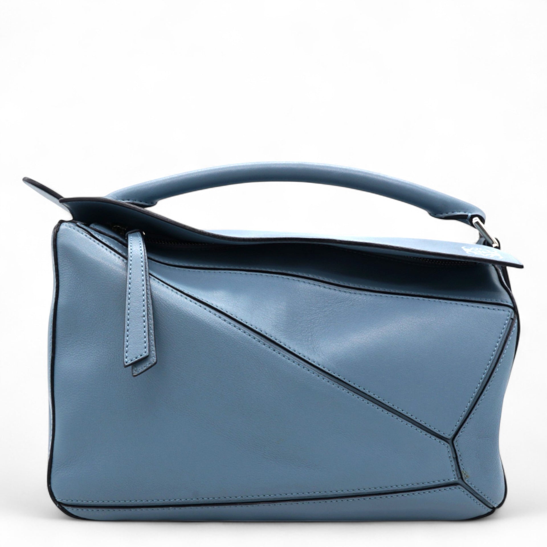 Loewe Medium Puzzle Bag Stone Blue 