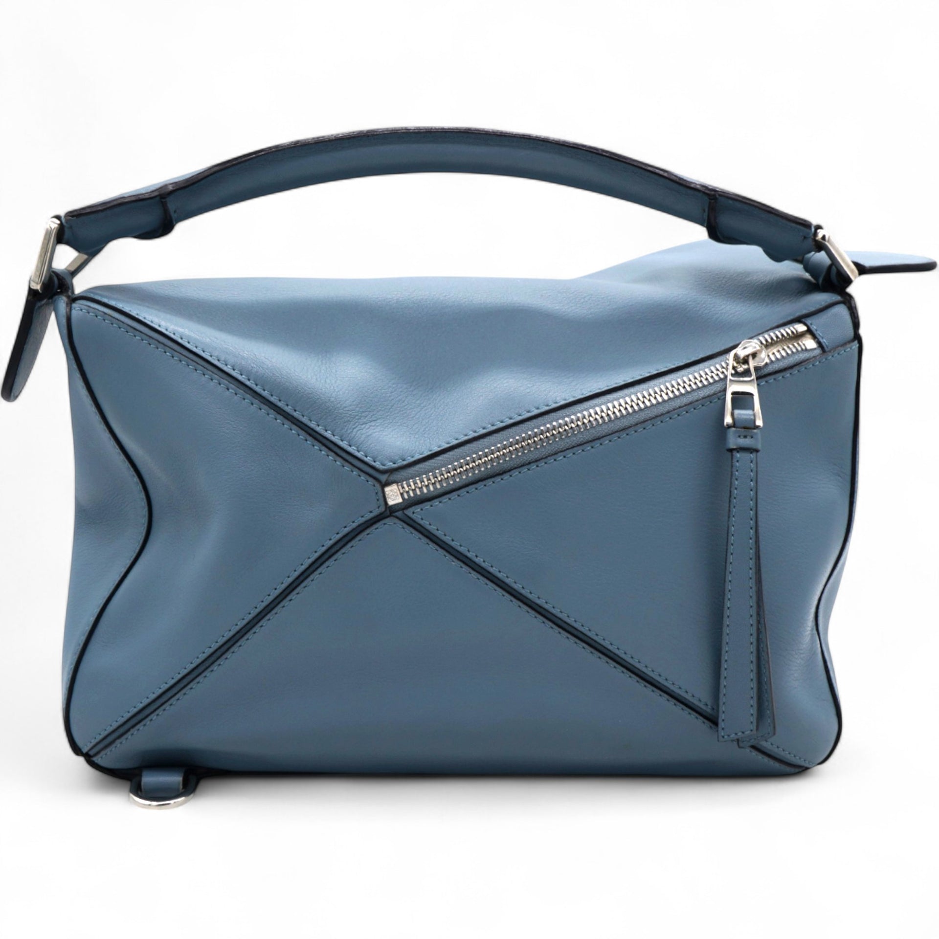 Loewe Medium Puzzle Bag Stone Blue 