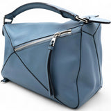 Loewe Medium Puzzle Bag Stone Blue 