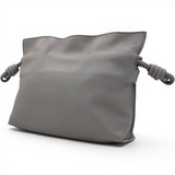 Loewe Mini Flamenco Knot Clutch Pearl Grey 