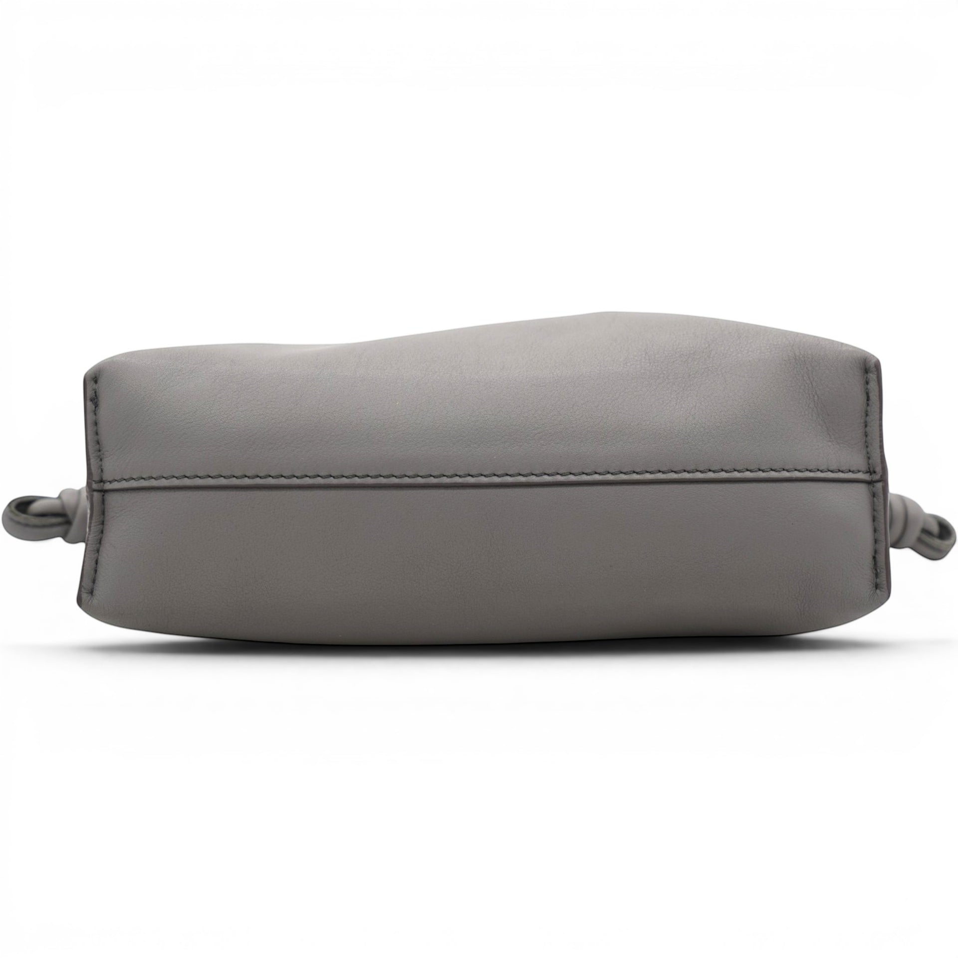 Loewe Mini Flamenco Knot Clutch Pearl Grey 