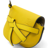 Loewe Mini Gate Yellow Leather Bag 