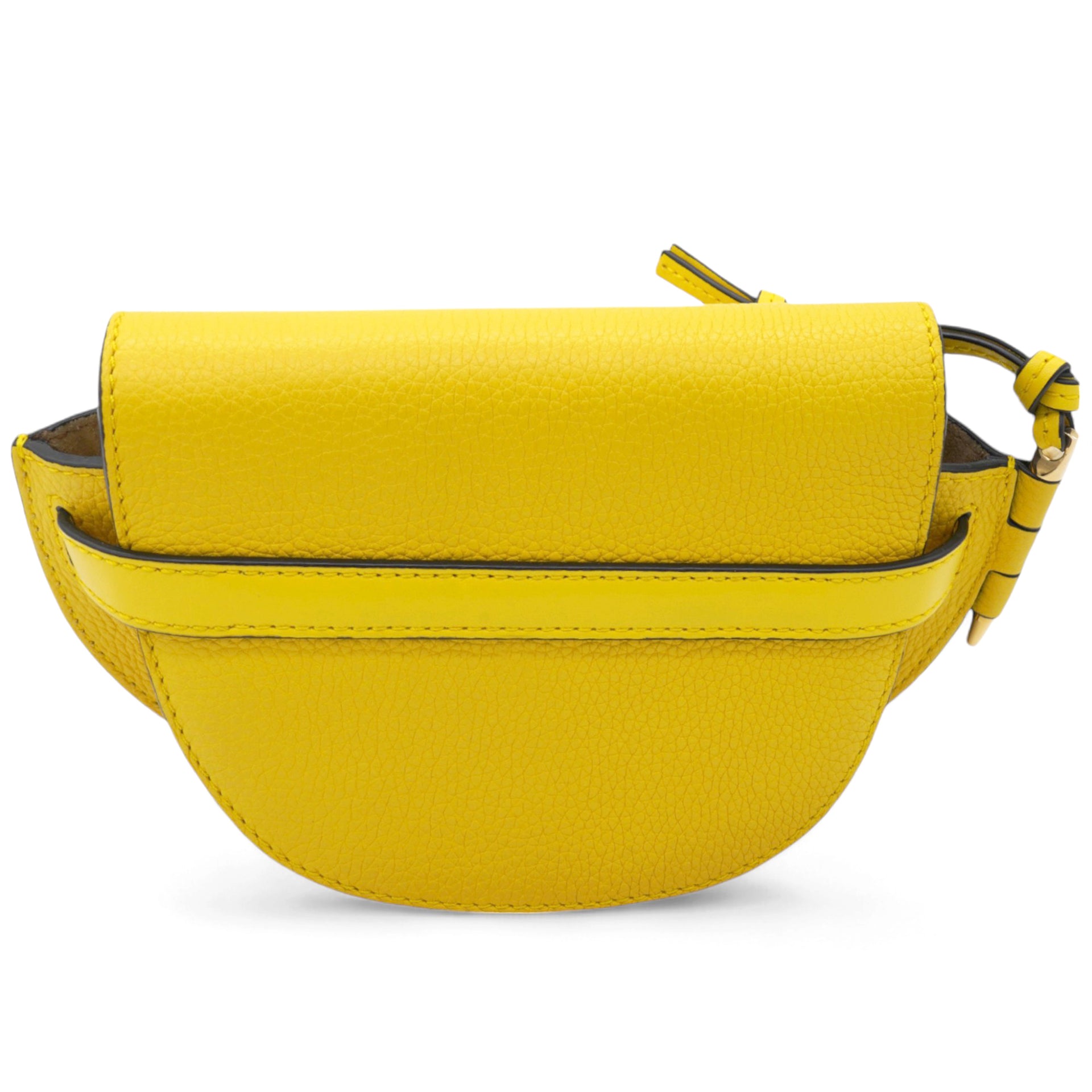 Loewe Mini Gate Yellow Leather Bag 