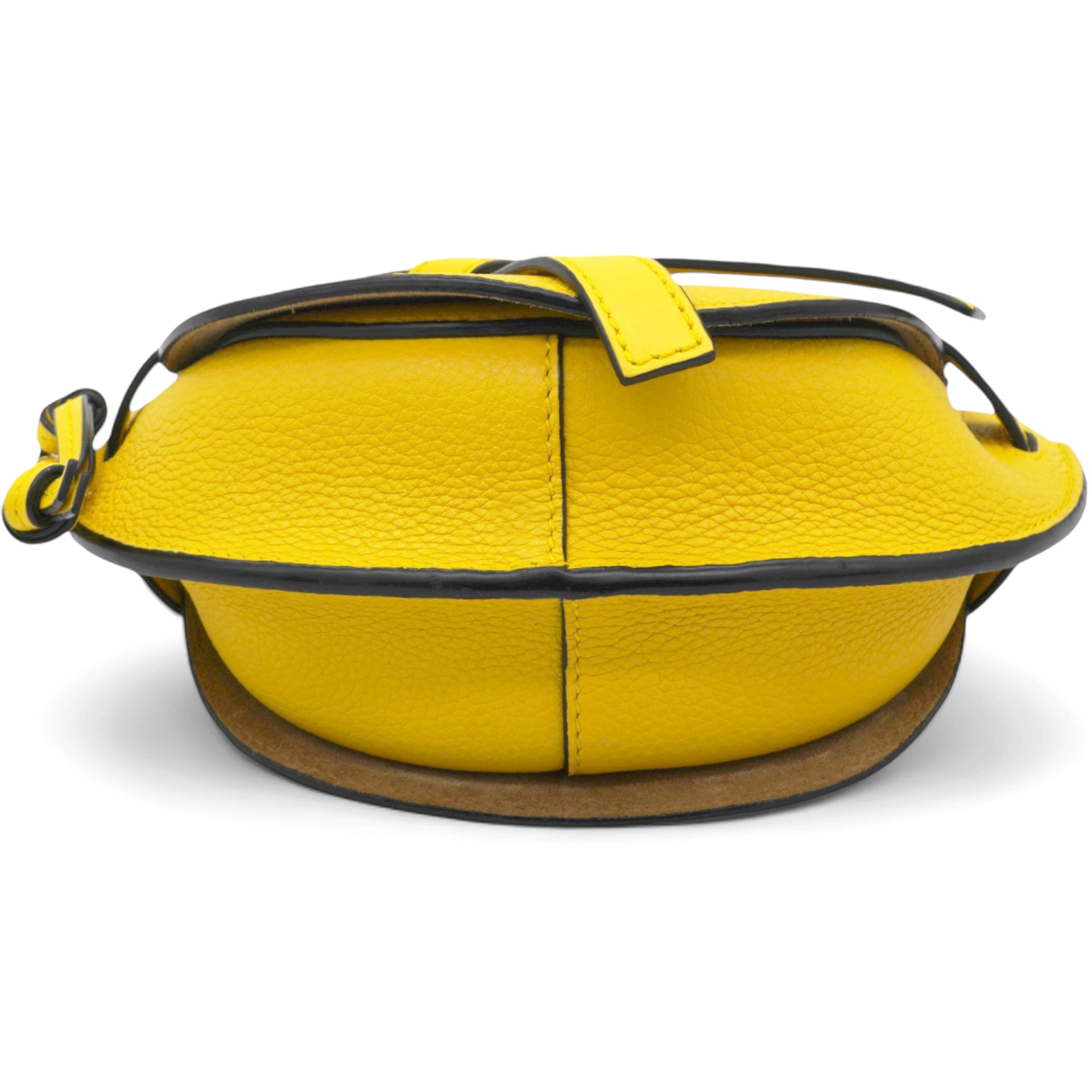Loewe Mini Gate Yellow Leather Bag 