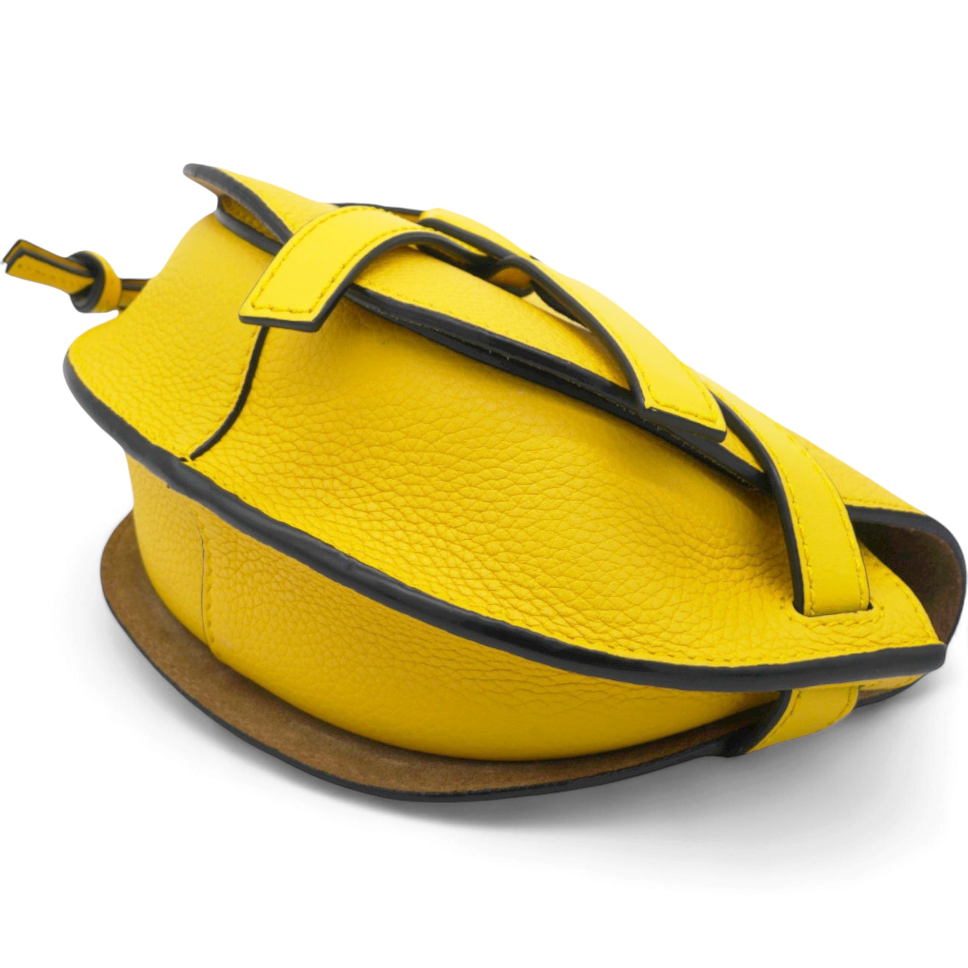 Loewe Mini Gate Yellow Leather Bag 