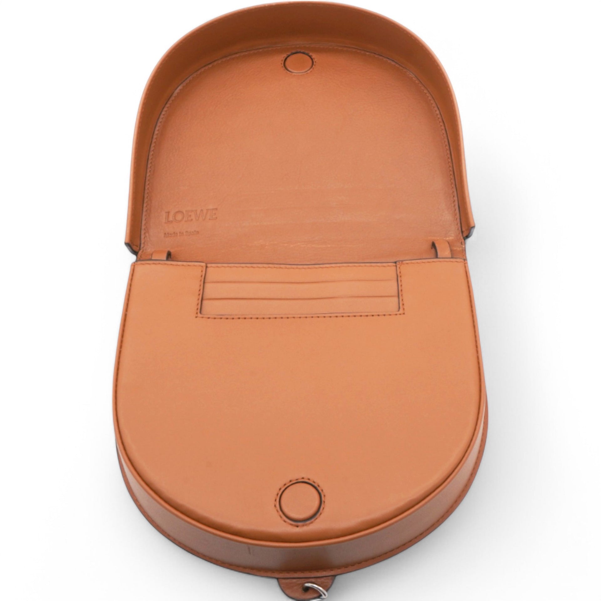 Loewe Printed Crossbody Bag White Brown 