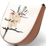 Loewe Printed Crossbody Bag White Brown 