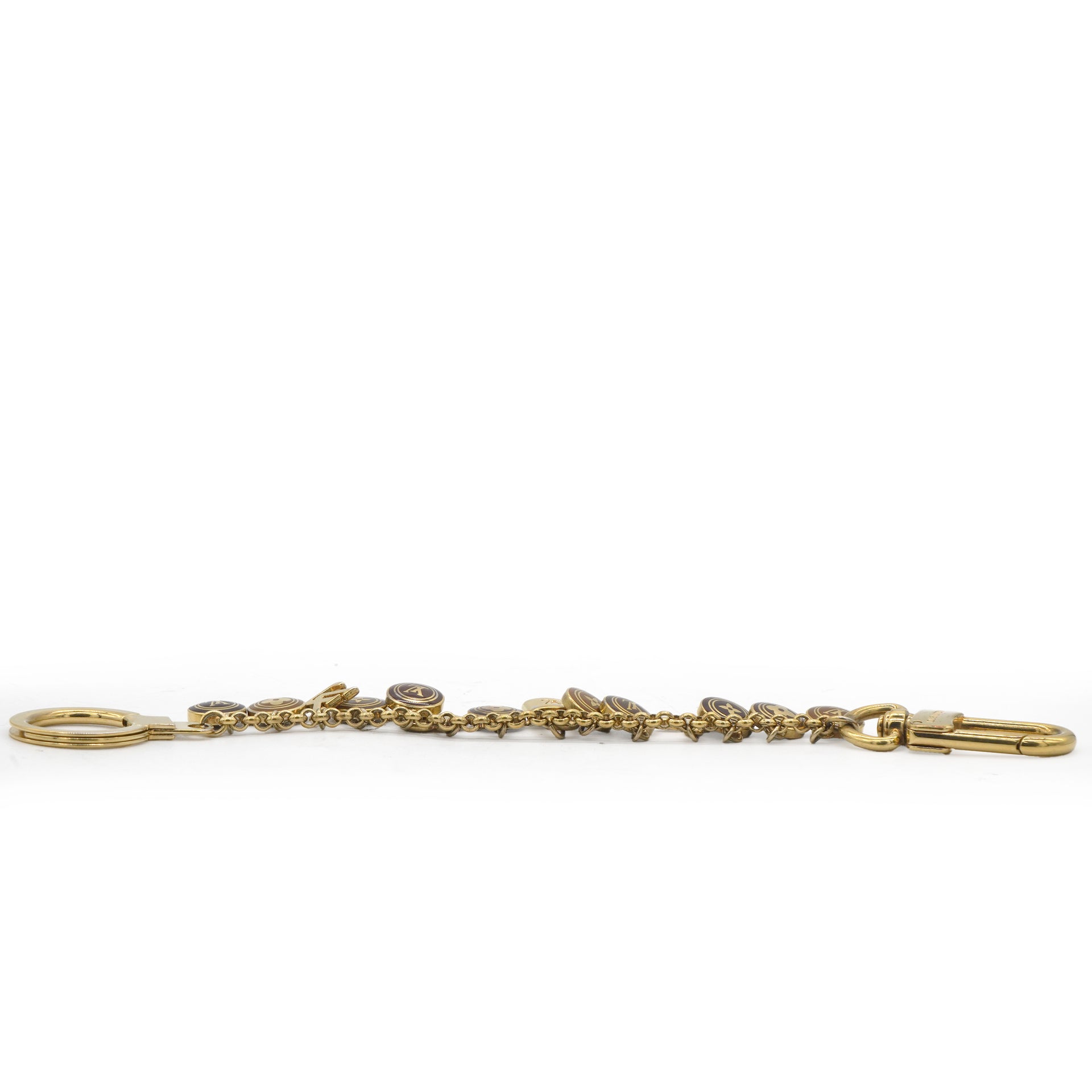 Louis Vuitton Bag Charm Keychain Golden