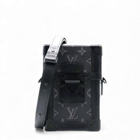 Louis Vuitton Black Monogram Eclipse Vertical Trunk Wearable Wallet Bag