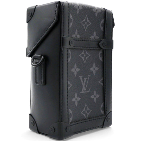 Louis Vuitton Black Monogram Eclipse Vertical Trunk Wearable Wallet Bag