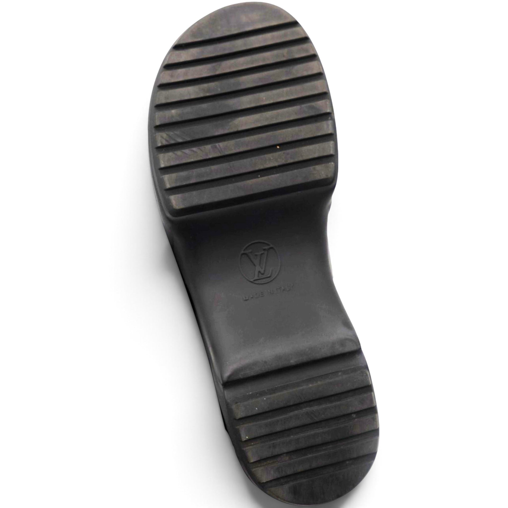 Louis Vuitton Black Patent Leather SS Open Toe Casual Sandals Size39 