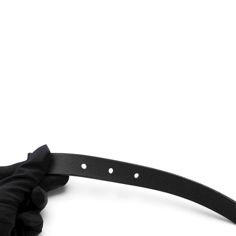 Louis Vuitton Calfskin Embossed 20MM LV Initiales Belt 75 30 Black 