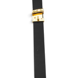 Louis Vuitton Calfskin Embossed 20MM LV Initiales Belt 75 30 Black 